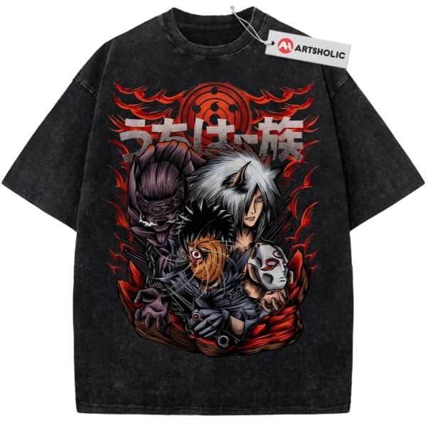 Madara Shirt, Obito Uchiha Shirt, Naruto Shirt, Anime Shirt, Vintage Tee