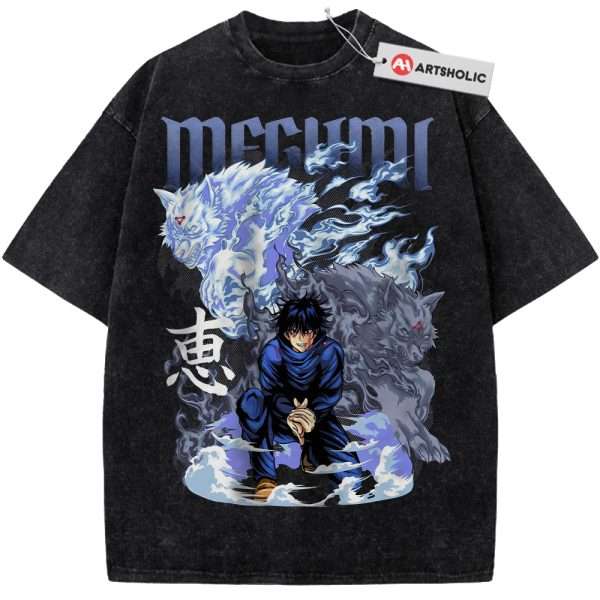 Megumi Fushiguro Shirt, Jujutsu Kaisen Shirt, Anime Shirt, Vintage Tee