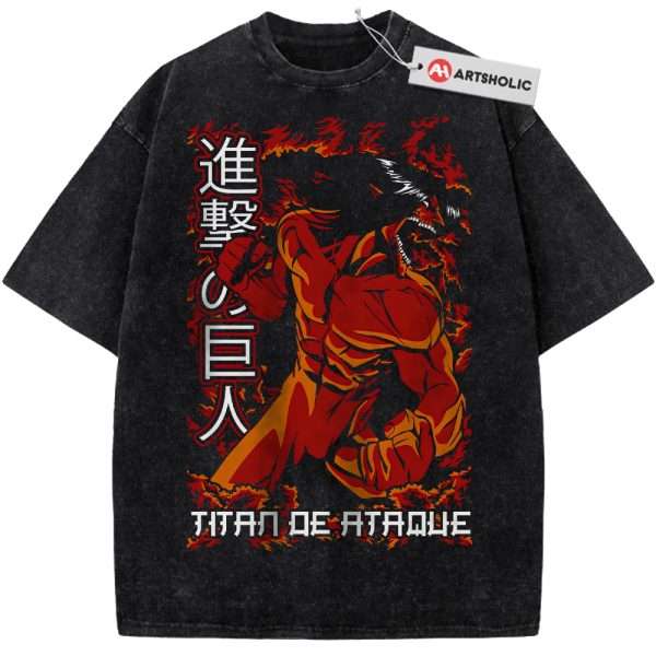 Eren Yeager Shirt, Attack On Titan Shirt, AOT Shirt, Anime Shirt, Vintage Tee