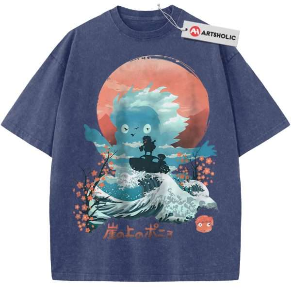 Ponyo Shirt, Studio Ghibli Shirt, Anime Shirt, Vintage Tee