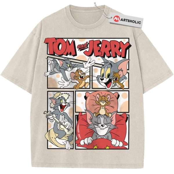 Tom and Jerry Shirt, Animated Shirt, Vintage Tee