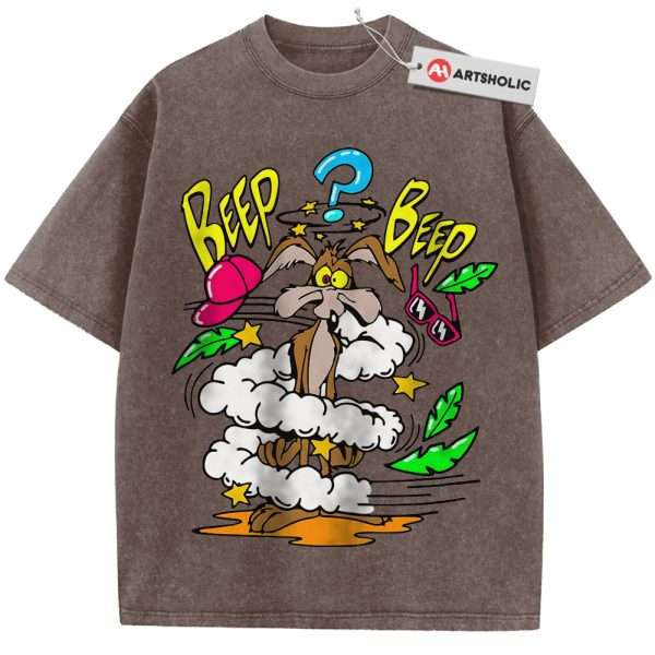 Wile E Coyote Shirt, Looney Tunes Shirt, Cartoon Shirt, Vintage Tee