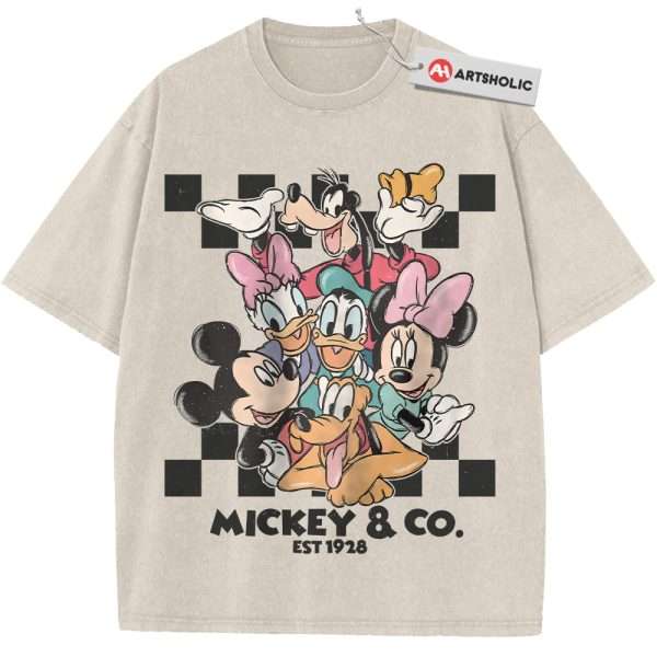 Mickey Mouse Shirt, Donald Duck Shirt, Pluto Shirt, Disney Shirt, Cartoon Shirt, Vintage T-Shirt