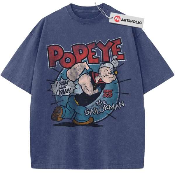 Popeye Shirt, Animated Shirt, Vintage T-Shirt