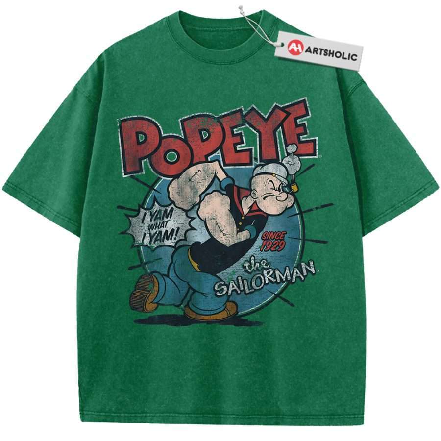 Popeye Shirt, Animated Shirt, Vintage T-Shirt – Artsholic – Fan