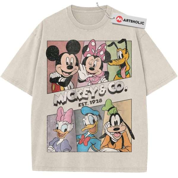 Mickey and Co Shirt, Cartoon Shirt, Vintage T-Shirt