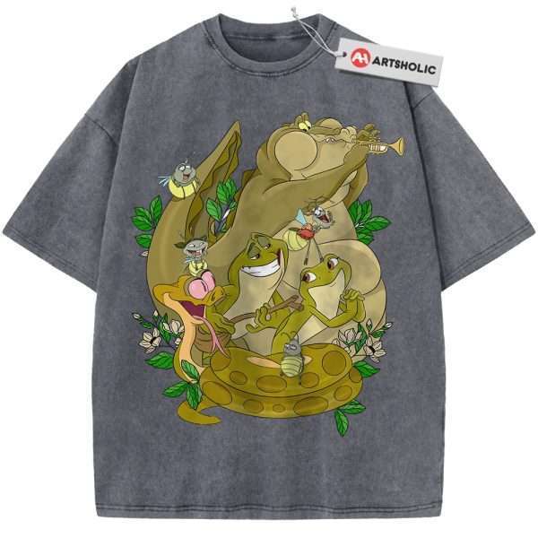 The Princess and the Frog Shirt, Animated Shirt, Vintage T-Shirt - Grey, M