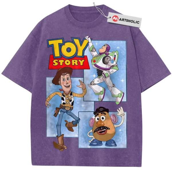 Toy Story Shirt, Animated Shirt, Vintage T-Shirt - Purple, M