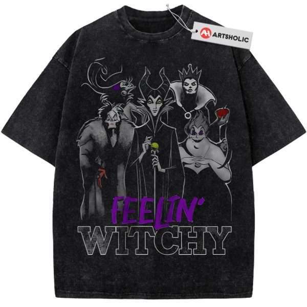 Witchy Villain Shirt, Animated Shirt, Vintage T-Shirt