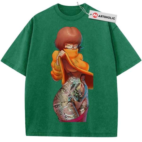 Velma Shirt, Scooby-Doo Shirt, Animated Shirt, Vintage T-Shirt - Grass Green, L