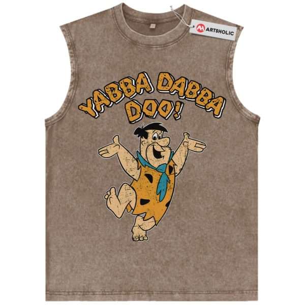 Fred Flintstone Tank Top, The Flintstones Tank Top, Animated Tank Top, Vintage Tank Top