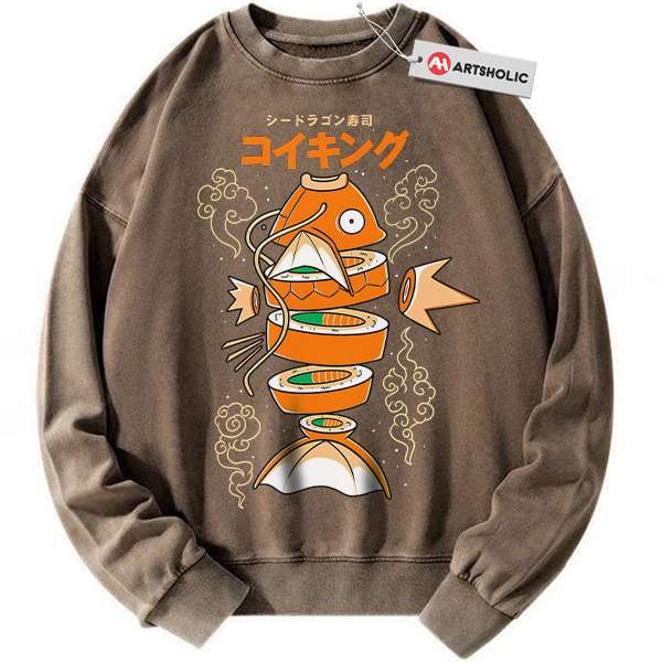 Magikarp Sweatshirt, Pokemon Sweatshirt, PKM Sweatshirt, Anime Sweatshirt, Vintage Sweater