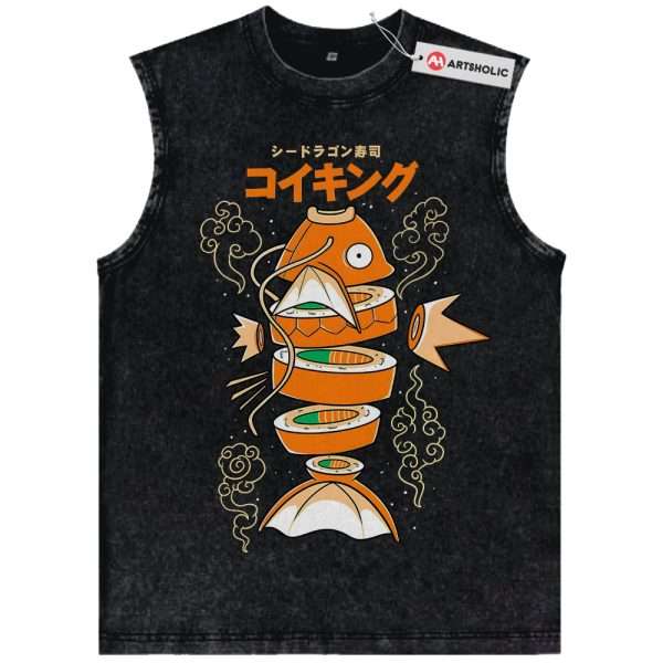 Magikarp Tank Top, Pokemon Tank Top, PKM Tank Top, Anime Tank Top, Vintage Tank Top