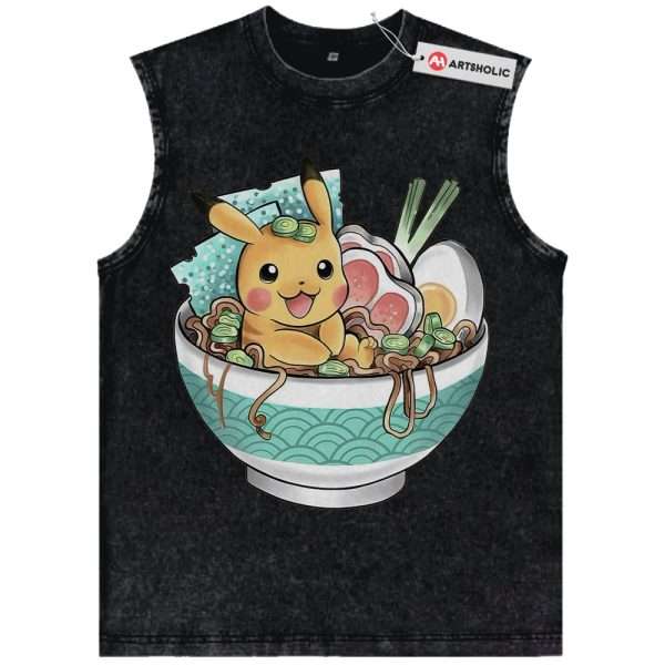 Pikachu Tank Top, Pokemon Tank Top, PKM Tank Top, Anime Tank Top, Vintage Tank Top