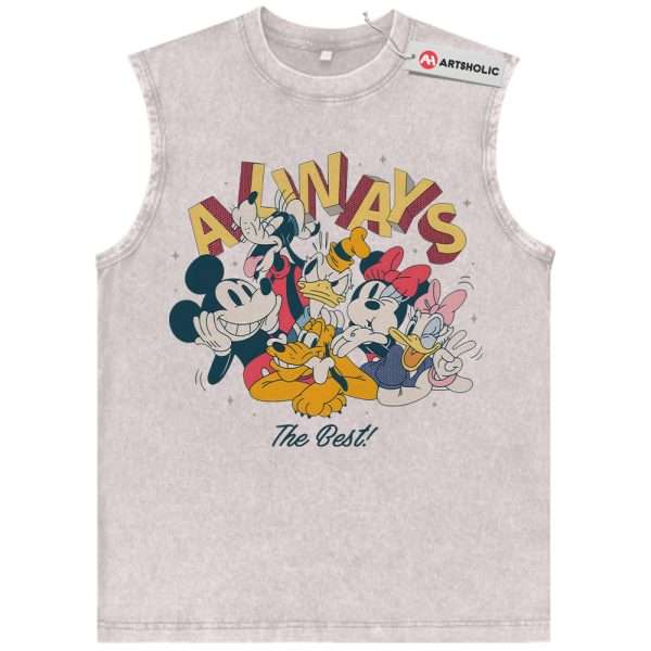 Mickey Mouse Tank Top, Donald Duck Tank Top, Animated Tank Top, Vintage Tank Top
