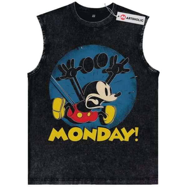 Mickey Mouse Tank Top, Animated Tank Top, Vintage Tank Top