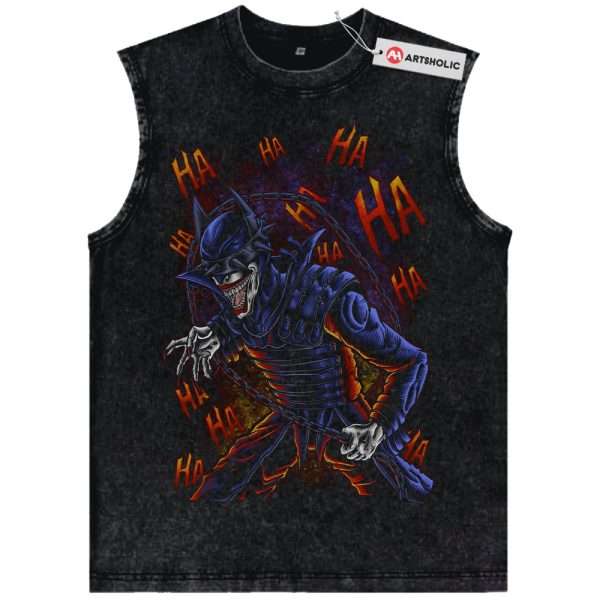 The Batman Who Laughs Tank Top, Comic Tank Top, Vintage Tank Top