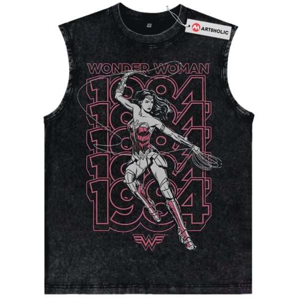 Wonder Woman Tank Top, Comic Tank Top, Vintage Tank Top