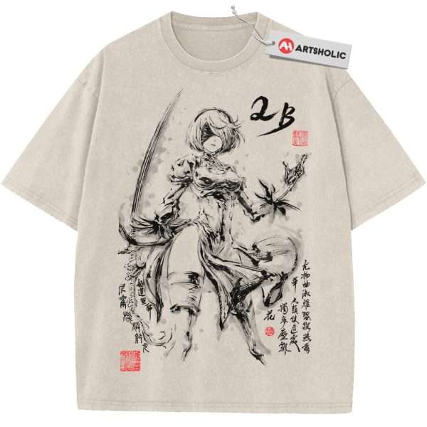 2B Shirt, NieR:Automata Shirt, Game Shirt, Vintage T-Shirt