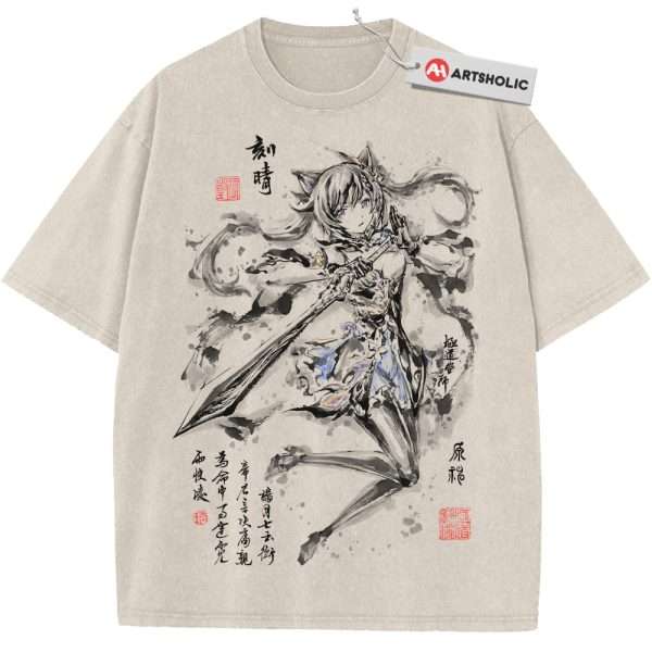Keqing Shirt, Genshin Impact Shirt, Game Shirt, Vintage T-Shirt