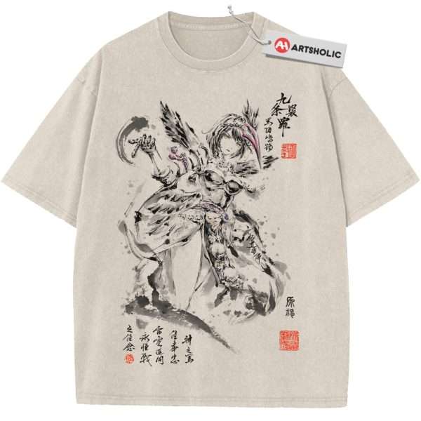 Kujou Sara Shirt, Genshin Impact Shirt, Game Shirt, Vintage Tee