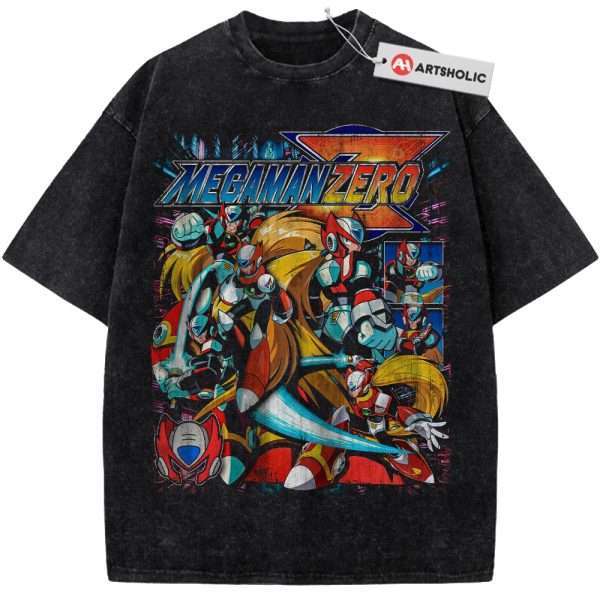 Mega Man Zero Shirt, Game Shirt, Vintage Tee