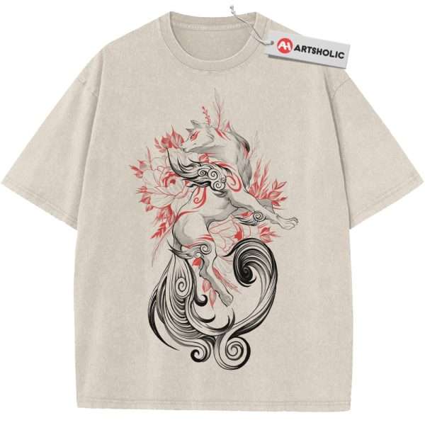 Amaterasu Shirt, Okami Shirt, Game Shirt, Vintage Tee