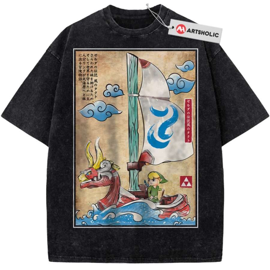 The Legend of Zelda: The Wind Waker Shirt, Game Shirt, Vintage T