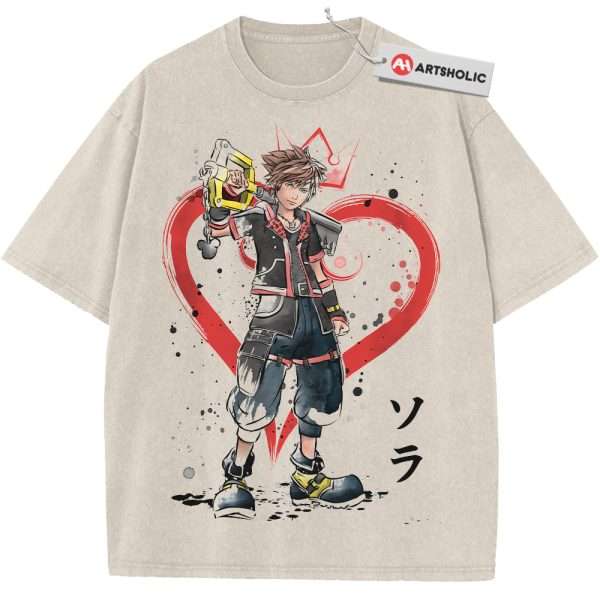 Sora Shirt, Kingdom Hearts Shirt, Game Shirt, Vintage Tee