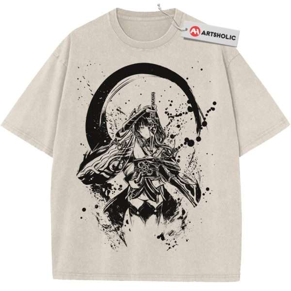 Raiden Shogun Shirt, Genshin Impact Shirt, Game Shirt, Vintage T-Shirt