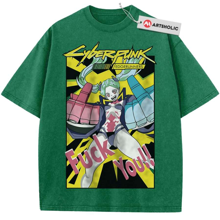 Rebecca Shirt, Cyberpunk: Edgerunners Shirt, Game Shirt, Vintage T