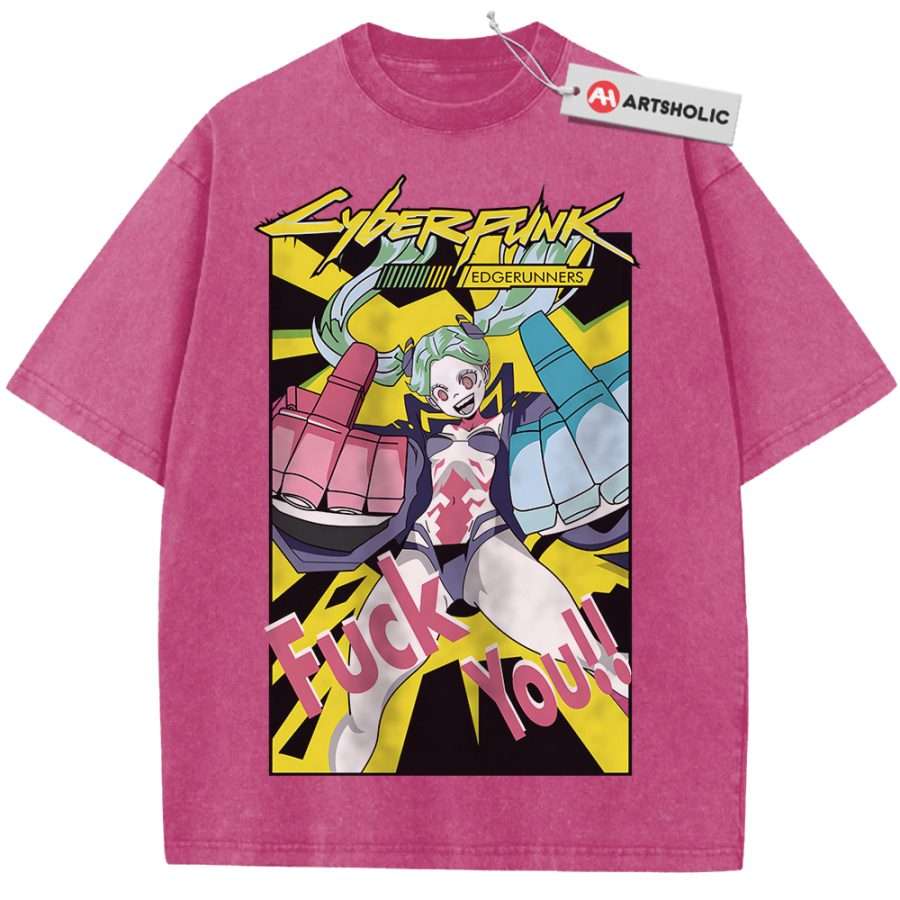 Rebecca Shirt, Cyberpunk: Edgerunners Shirt, Game Shirt, Vintage T