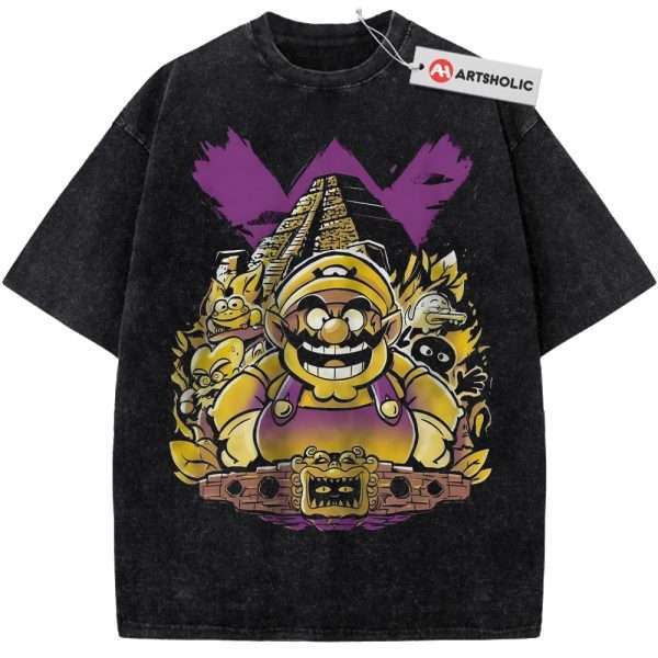 Wario Shirt, Super Mario Shirt, Game Shirt, Vintage T-Shirt
