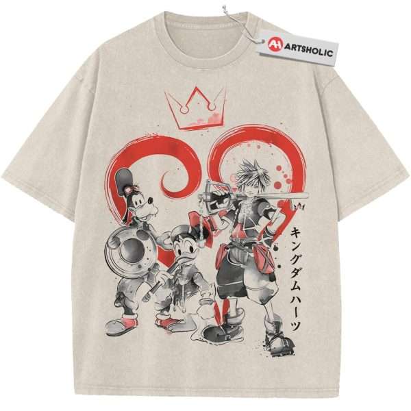 Sora Shirt, Goofy Shirt, Donald Duck Shirt, Kingdom Hearts Shirt, Game Shirt, Vintage T-Shirt
