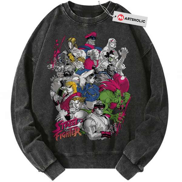 Street Fighter Sweatshirt, Game Sweatshirt, Vintage Sweater
