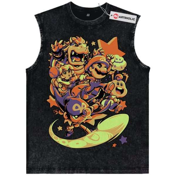 Super Mario Bros Tank Top, Game Tank Top, Vintage Tank Top