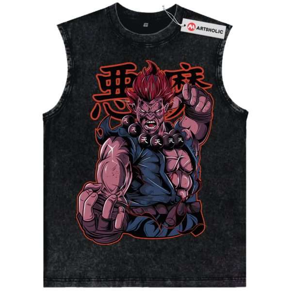 Akuma Shirt, Street Fighter Shirt, Game Shirt, Vintage Tee