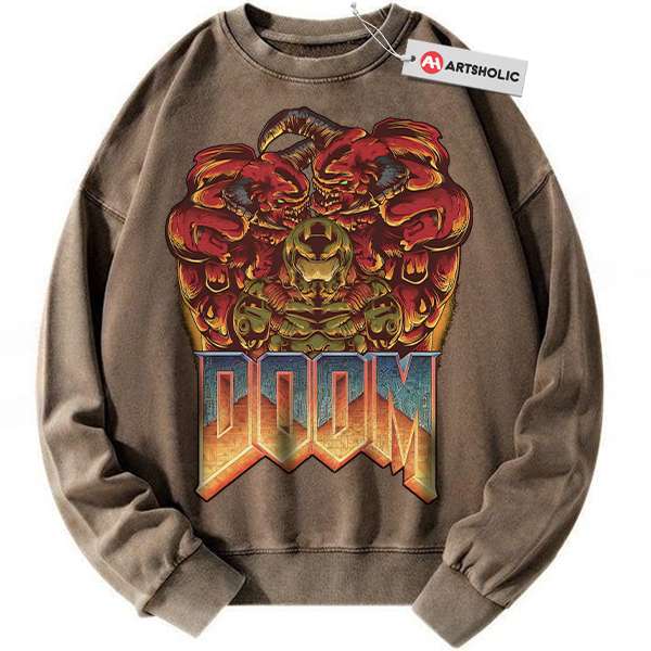 DOOM Eternal Sweatshirt, Game Sweatshirt, Vintage Sweater