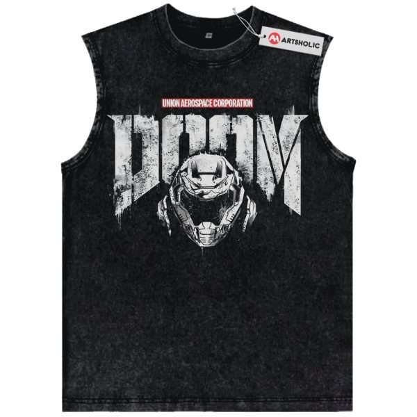Doomguy Tank Top, DOOM Eternal Tank Top, Game Tank Top, Vintage Tank Top