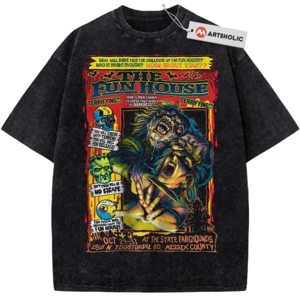 The Funhouse Shirt, Halloween Shirt, Horror Shirt, Vintage Tee