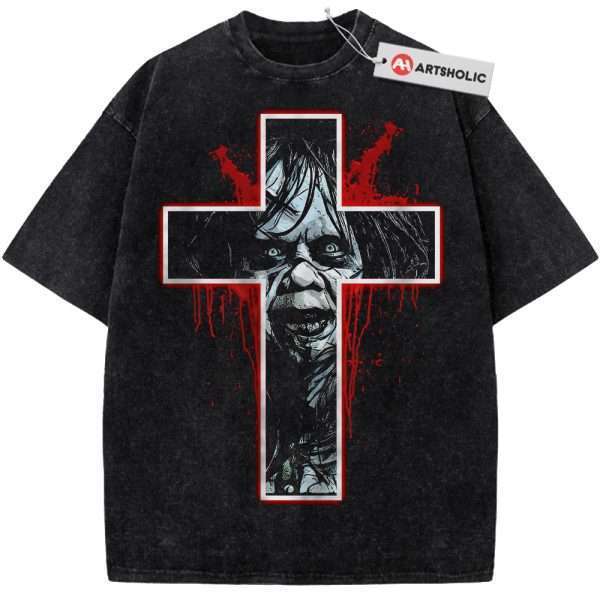 Regan MacNeil Shirt, The Exorcist Shirt, Halloween Shirt, Horror Shirt, Vintage Tee