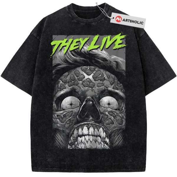 Male Ghoul Shirt, They Live Shirt, Halloween Shirt, Horror Shirt, Vintage T-Shirt