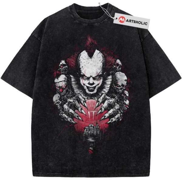 Pennywise Shirt, IT Shirt, Halloween Shirt, Horror Movie Shirt, Vintage T-Shirt