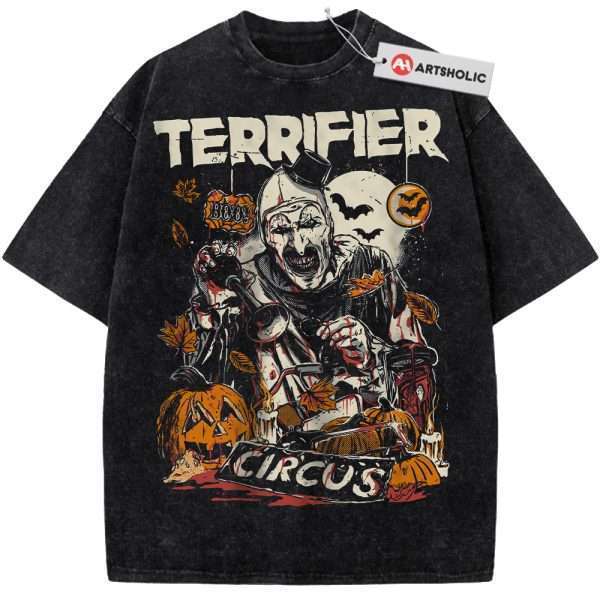 Terrifier Shirt, Halloween Shirt, Horror Shirt, Vintage T-Shirt