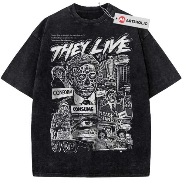 They Live Shirt, Halloween Shirt, Horror Shirt, Vintage T-Shirt
