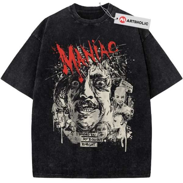 Maniac Shirt, Halloween Shirt, Horror Movie Shirt, Vintage T-Shirt