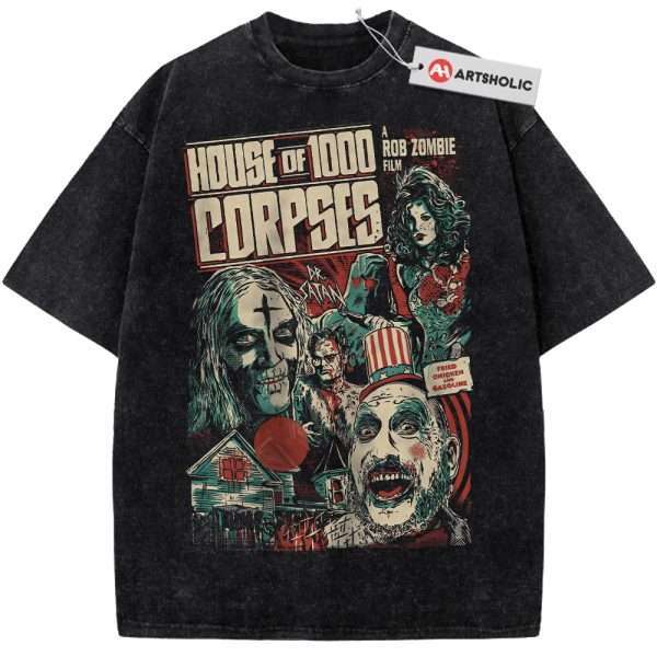 House of 1000 Corpses Shirt, Halloween Shirt, Horror Movie Shirt, Vintage T-Shirt