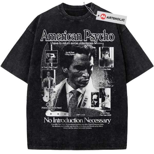 American Psycho Shirt, Halloween Shirt, Horror Shirt, Vintage T-Shirt