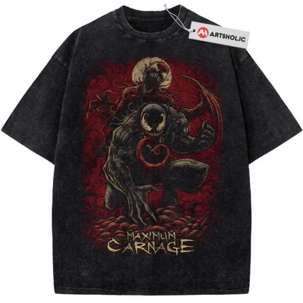 Venom vs Carnage Shirt, Marvel Comics Shirt, Vintage Tee