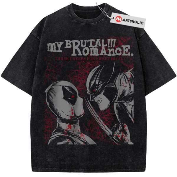 Deadpool vs Wolverine Shirt, Marvel Comics Shirt, Vintage Tee